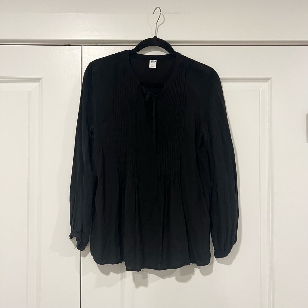 Old Navy Women's Longsleeve Blouse‎ Black Size Small